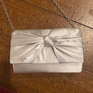 Used once silver clutch!